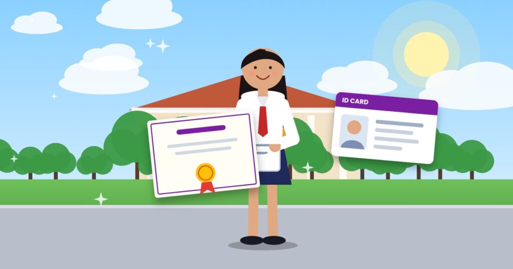 Checklist showing common eligibility conditions for a free scooty scheme